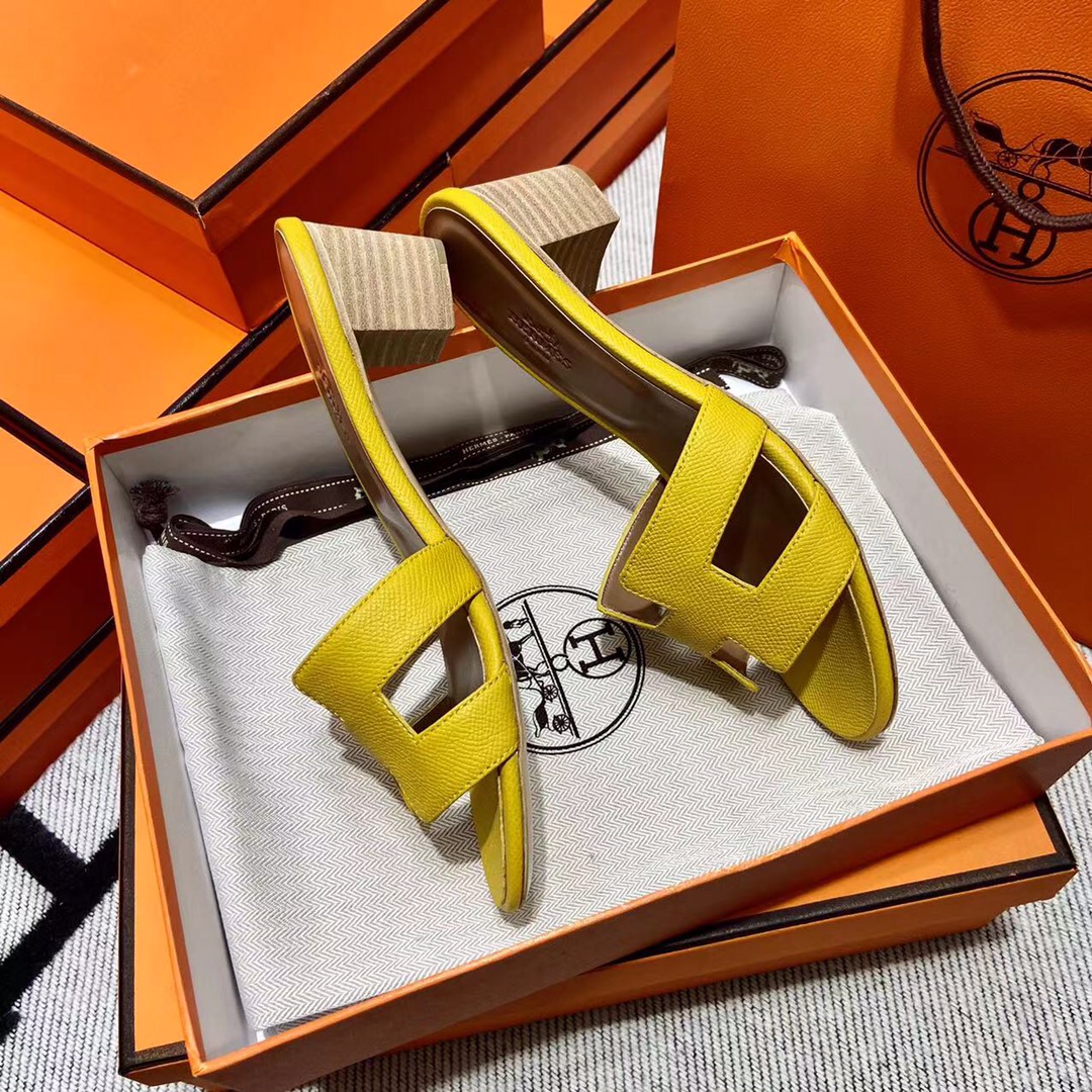 에르메스 올수공 오아시스 슬리퍼 샌들 앱송 67